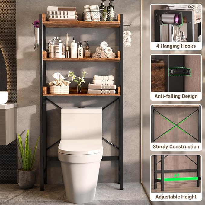 Over The Toilet Storage Rack - Image 3