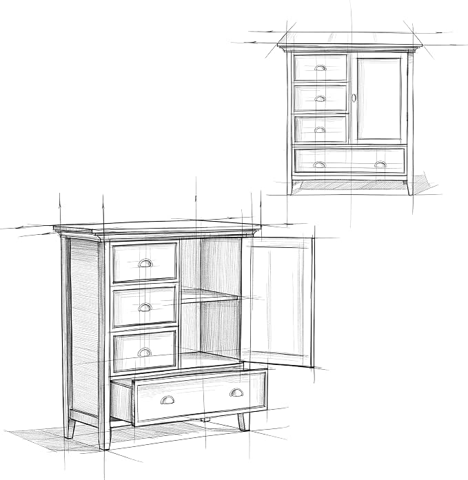 SIMPLIHOME Redmond Storage Cabinet - Image 15