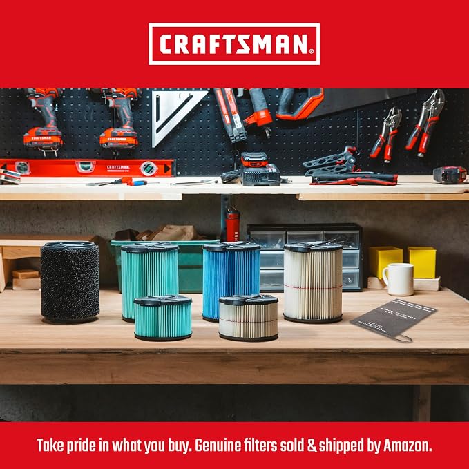 CRAFTSMAN CMXEVBE17596 20 Gal. 6.5 Peak HP Heavy Duty Wet/Dry Shop Vacuum - Image 6