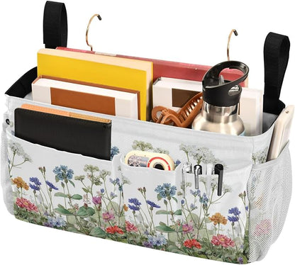 Wildflower Bloom Blue Bedside Caddy - Image 3