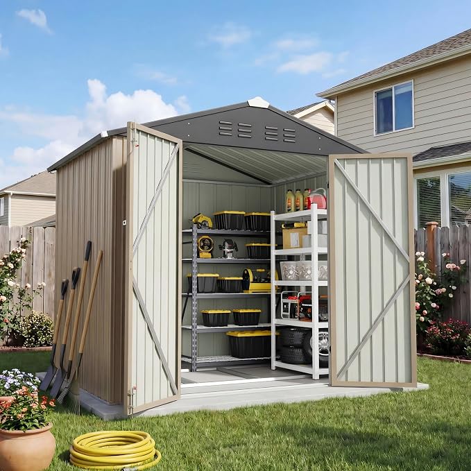 Patiowell 6x4 FT Outdoor Storage Shed by Patiowell