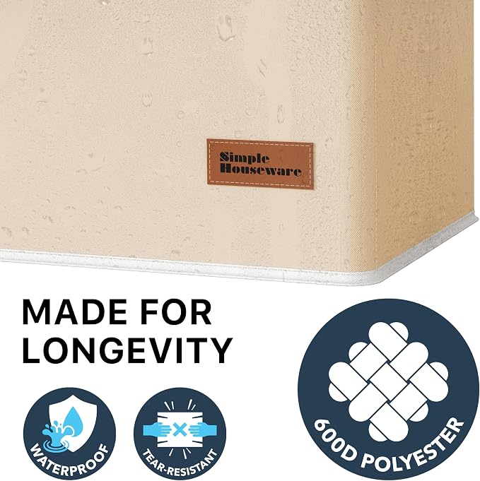 Simple Houseware Foldable Laundry Hamper Basket - Image 5