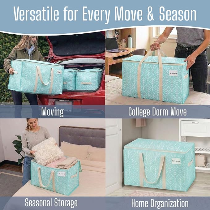 VENO 10 Pack Heavy Duty Moving Bags, Extra Large Storage Bags - Image 6
