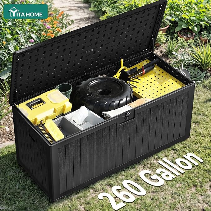 YITAHOME 260 Gallon Double-Wall Deck Box - Image 5