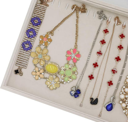 Stratalife 20 Hooks Necklace Organizer Tray, Stackable Jewelry Organizer - Image 5