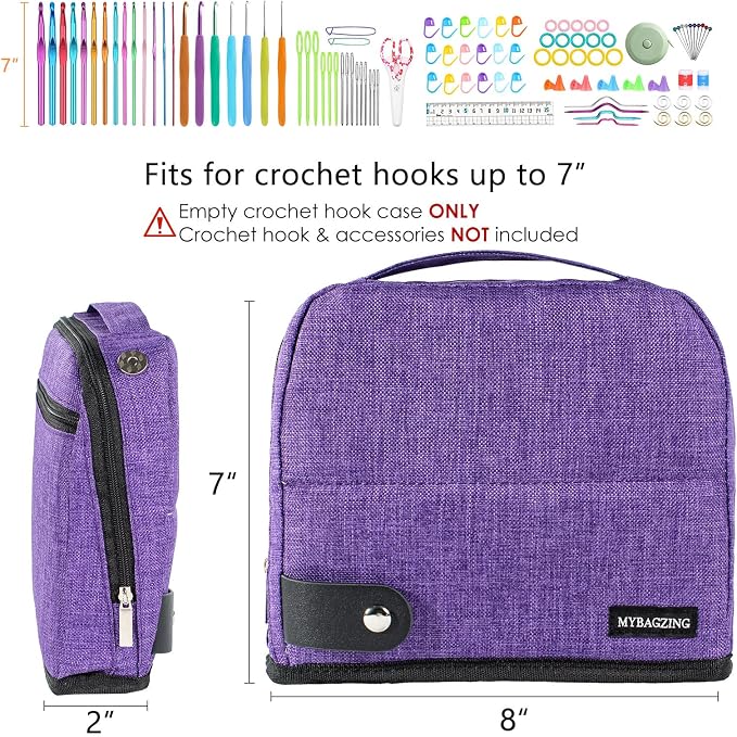 MYBAGZING Crochet Hook Case - Image 2