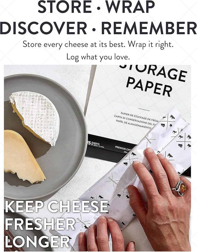 Formaticum Cheese Storage Kit | Cheese Storage Bags, Cheese Storage Paper - Image 7