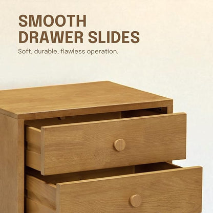 NTC Lux Nightstand with 2 Drawers, Featuring Adaptable Design, 150 lbs Load - Image 5