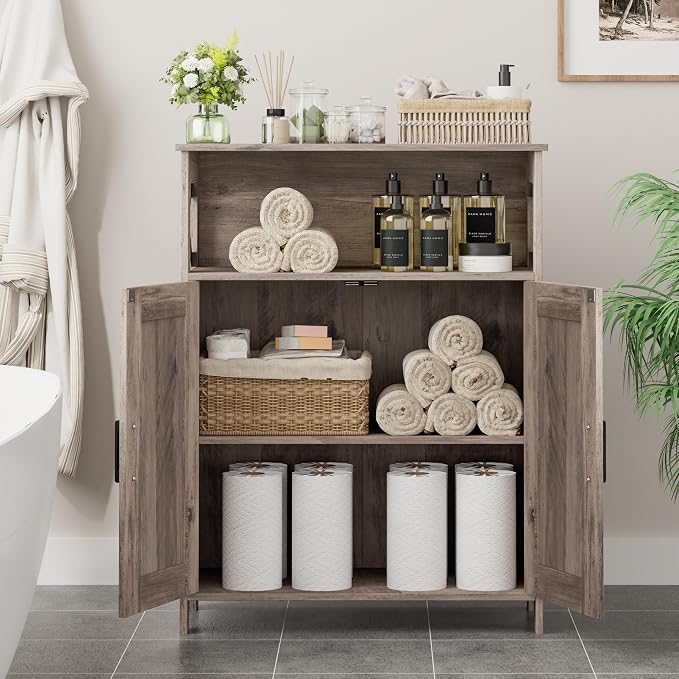 Homhedy Farmhouse Bathroom Storage Cabinet - Image 8