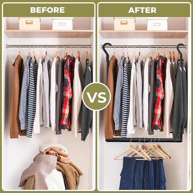Adjustable Hanging Closet Rod, Heavy Duty Closet Rods - Image 5