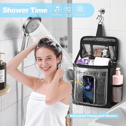 Hanging Shower Caddy Portable, Travel Toiletry Bag - Image 3
