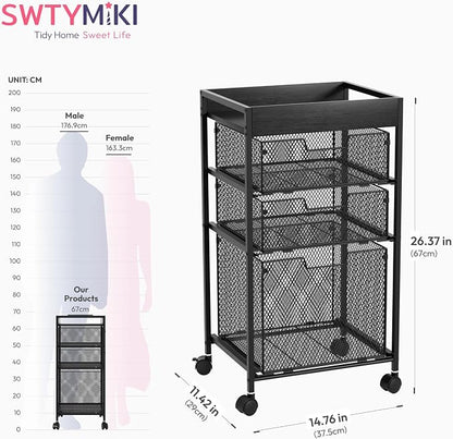 SWTYMIKI Rolling File Cart - Image 3