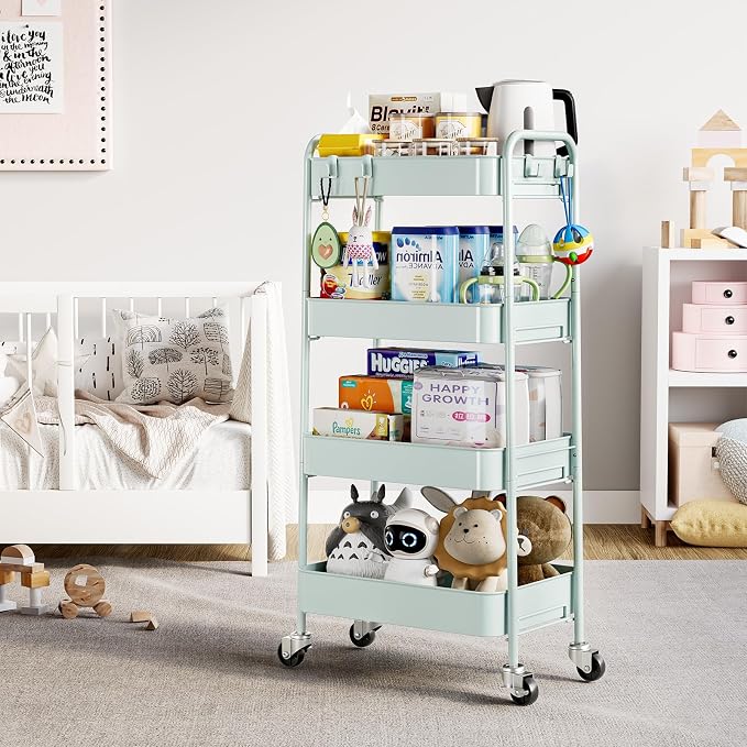 TOOLF 4-Tier Rolling Cart - Image 8
