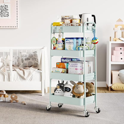 TOOLF 4-Tier Rolling Cart - Image 8