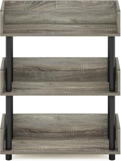 Furinno TURN-N-TUBE Display Shelf, 3-Tier Storage Shelves - Image 7