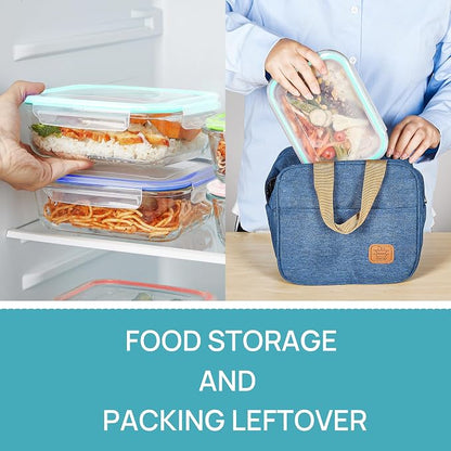 Vtopmart 5 Pack 35oz Glass Food Storage Containers - Image 5