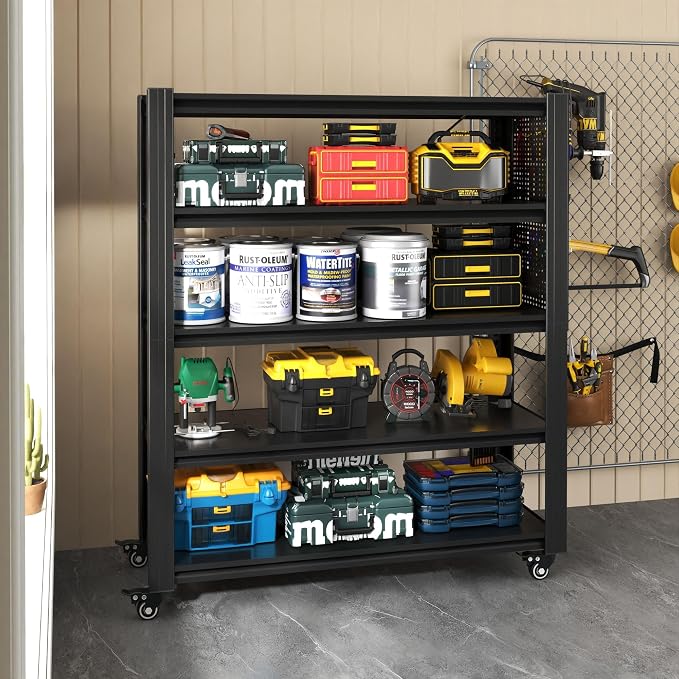 72" H 5 Tier Adjustable Shelving Unit - Image 2