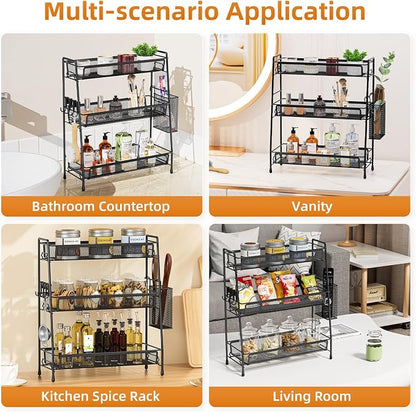 VITVITI 3-Tier Bathroom Organizer Countertop, Metal Wire Mesh Bathroom Counter - Image 4