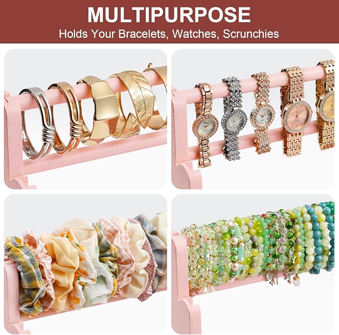 Emfogo Bracelet Holder, 4 Tier Bracelet Organizer Storage - Image 2