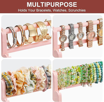 Emfogo Bracelet Holder, 4 Tier Bracelet Organizer Storage - Image 2