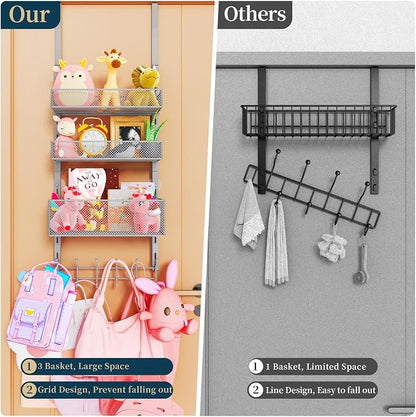 Consumest Over The Door Hooks Organizer - Image 3