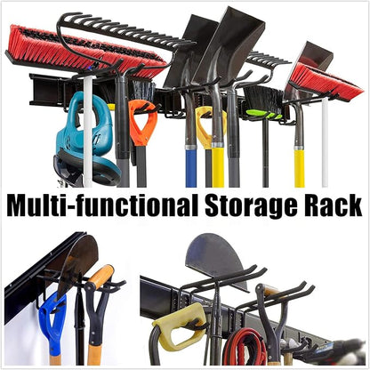 WALMANN Garage Storage Organization System Ski Wall Rack Up to 10 Pairs of Skis - Image 9