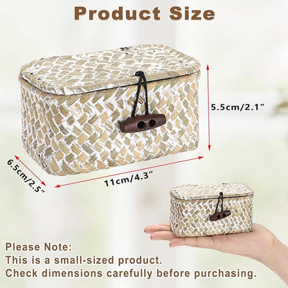 Hipiwe Wicker Shelf Basket Box - Image 3