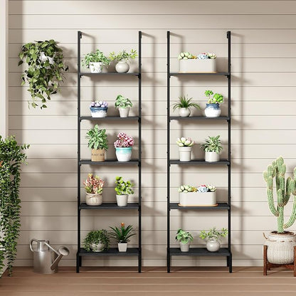 Ladder Shelf, 5-Tier Bookshelf, Ladder Bookcase - Image 6