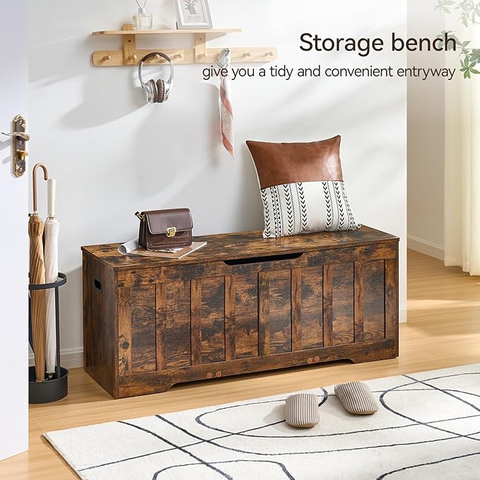 VANKILEY 47.2"Storage chest extra large, storage trunk - Image 4