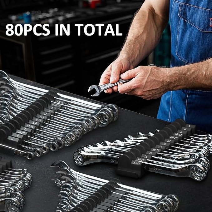 80 pcs Modular Wrench Organizers - Image 6
