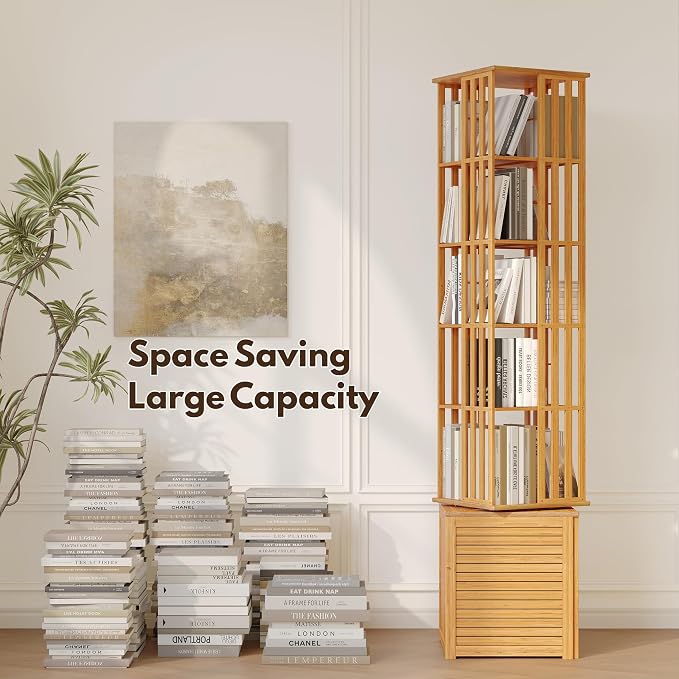 YOWOS Rotating Bookcase Tower - Image 4