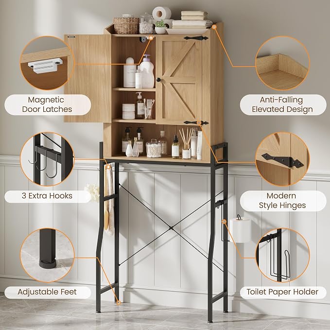 Over The Toilet Storage Cabinet - Image 6