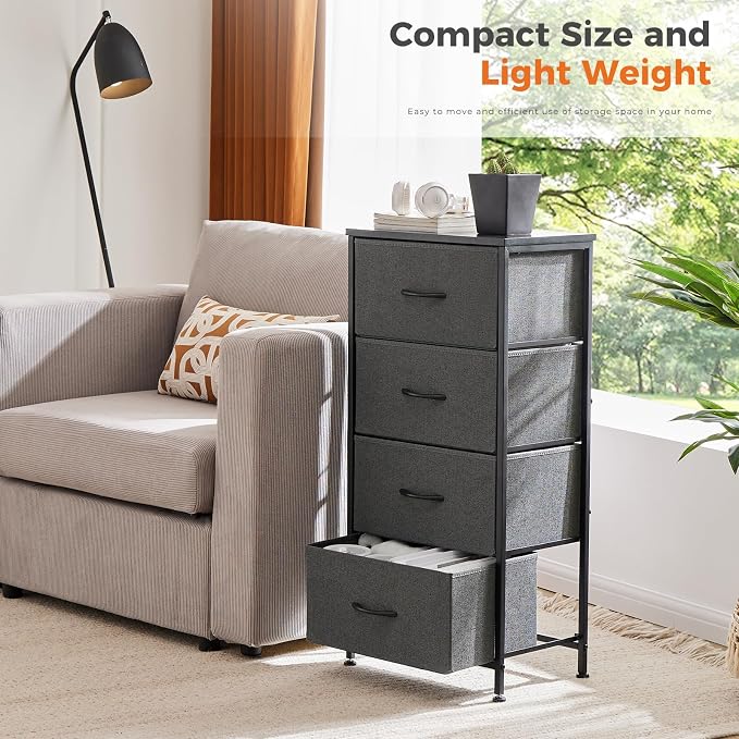 Sweetcrispy Nightstand Small Bedroom Dresser - Image 7