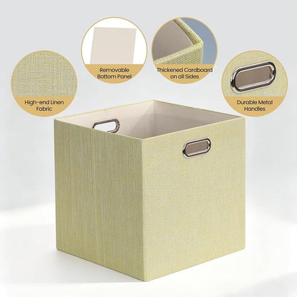 Posprica Foldable Storage Bins, 13×13×13 Storage Cubes Boxes Baskets Containers - Image 3