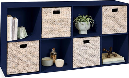 Best Choice Products Kids Bookcase 8-Cube Storage Organizer, 11in Shelf Opening by Unknown