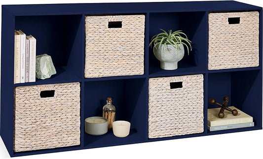 Best Choice Products Kids Bookcase 8-Cube Storage Organizer, 11in Shelf Opening by Unknown