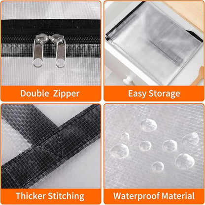 TasticTotes 6 Pack Clear Storage Bags - Image 3