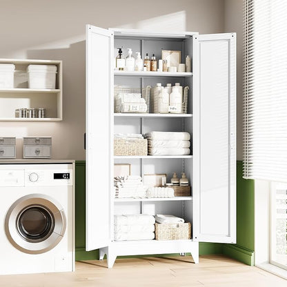 Letaya 75" H Metal Storage Cabinet - Image 7
