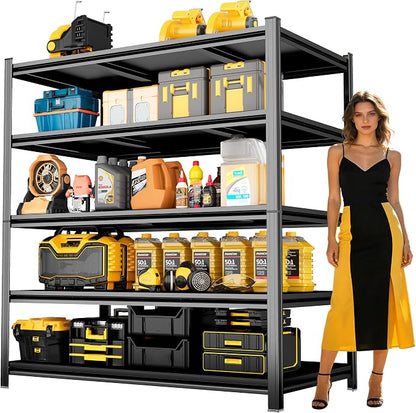 78''H*46W'' Garage Shelving Units Adjustable Heavy Duty 5-Tier Garage Storage by Ergonova