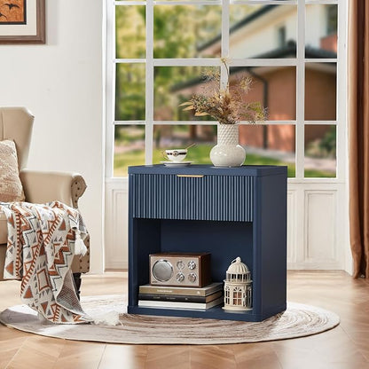 LEYAOYAO Fluted Nightstand - Image 8