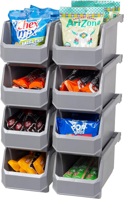 Plastic Containers for Organizing and Storage Bins for Closet, Garage or Pantry by Akro-Mils