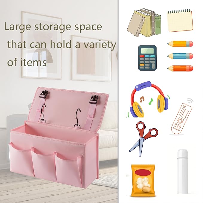 Bedside Caddy Bedside Storage Organizer, Bed Caddy - Image 4