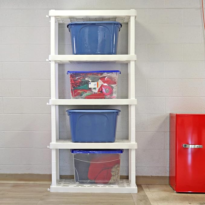 Oskar 5-Tier Storage Shelf, Heavy Duty Storage Shelf, 750 lbs, Laundry Room - Image 2