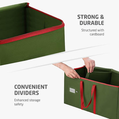 ZOBER Large Christmas Ornament Storage Box - Image 5