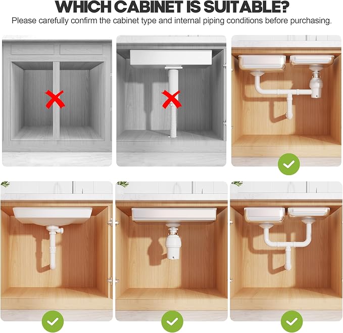 1 Pack-19"-32"W Expandable Under Sink Organizer - Image 3