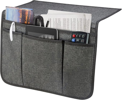 Bedside Caddy Bedside Storage Organizer Magazine Phone Tablet iPad Remote Holder by SYSOV