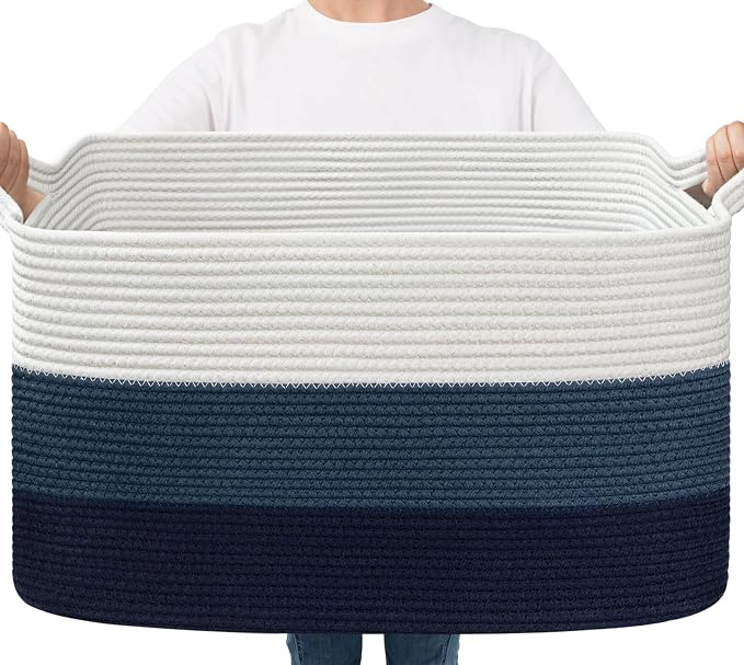 Goodpick Storaget Basket, 21.6" x 14.9" x 11.8", Toy Storage Baskets by Goodpick