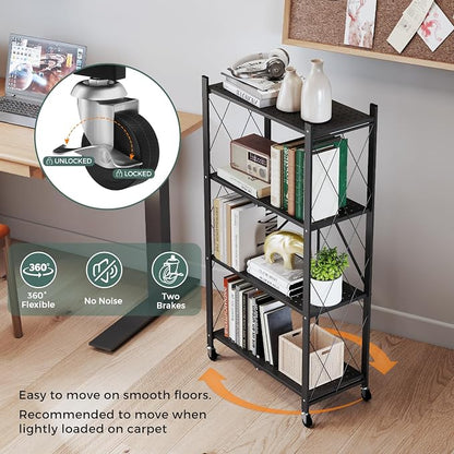 DEANIC 4 Tier Foldable Storage Shelves - Image 9