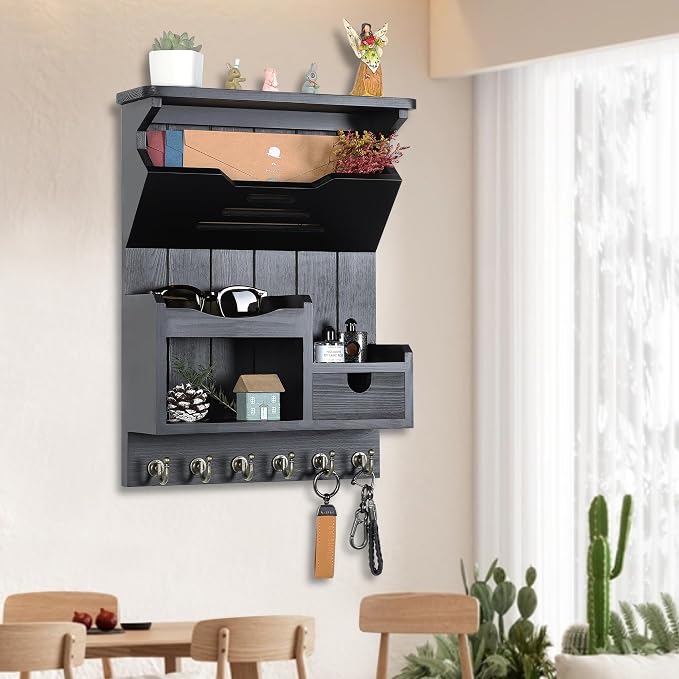 DOPACE Key Holder for Wall, Mail and Key Holder, Mail Organizer Wall Mount - Image 6