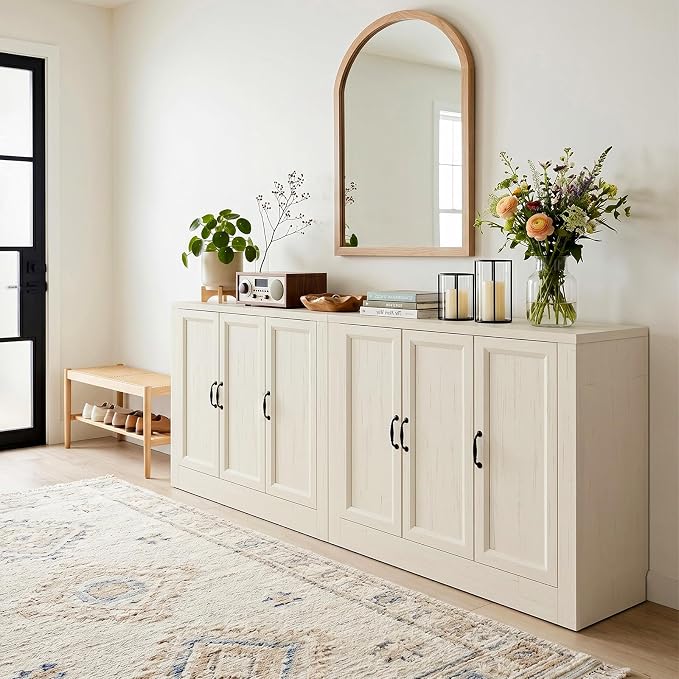 78.5" W Modern Buffet Cabinet - Image 4
